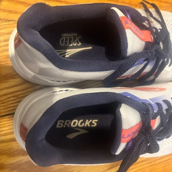 Brooks Launch 8 Gray Purple Womens US Size 9.5 EUR 41 1203461B520 Running Shoes - Picture 8 of 11